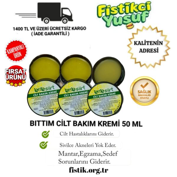 3 ADET BITTIM ÖZLÜ CİLT BAKIM KREMİ 50ML