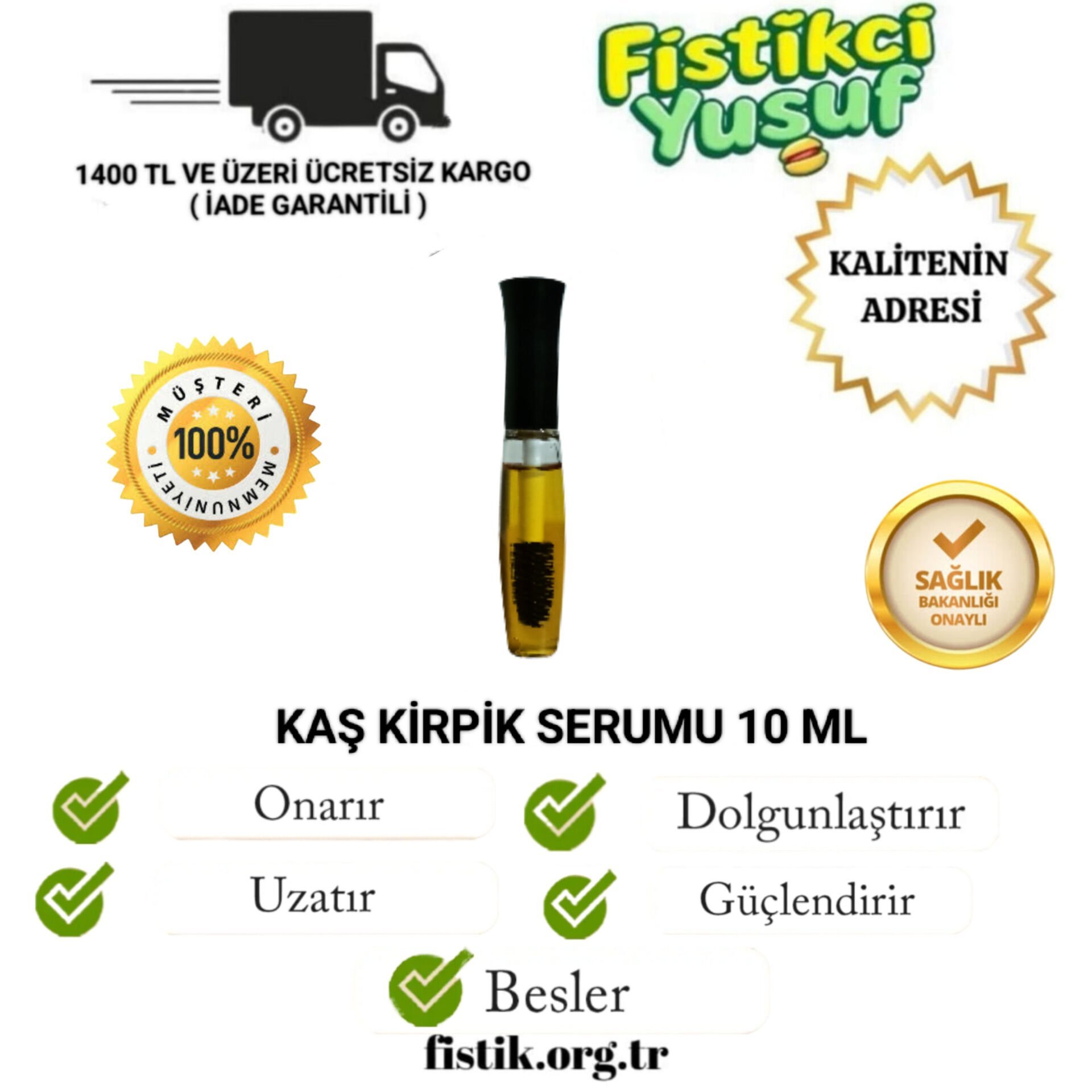 1 ADET KAŞ KİRPİK YAĞI
