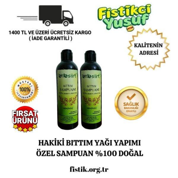 2 ADET BITTIM ŞAMPUANI 400 ML